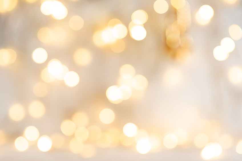 Abstract lights on a dark background