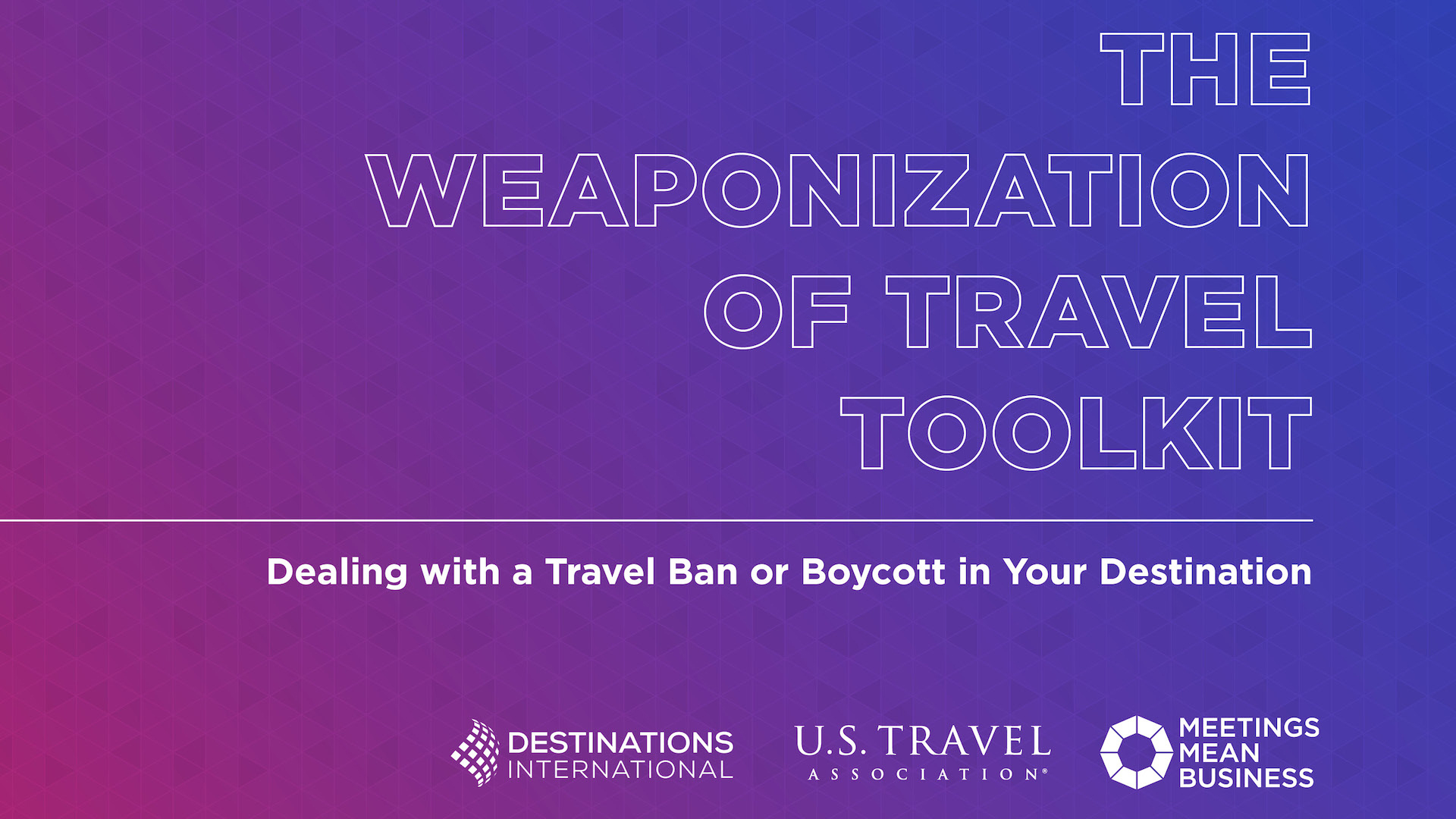 The Weaponization Of Travel Toolkit Dealing With A Travel Ban Or