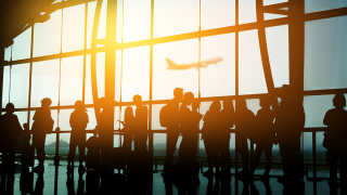 Passengers Airport Silhouette