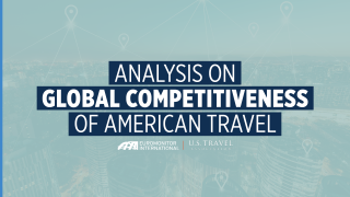 Analysis on Global Competitiveness of American Travel - U.S. Travel Association and Euromonitor Graphic