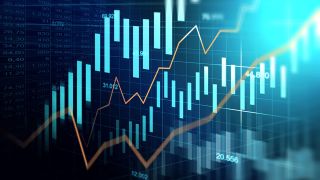 Abstract Graphic Bar Graph