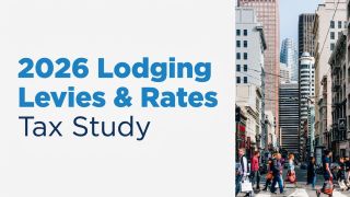 Banner image. 2026 Lodging Levies & Rates tax study