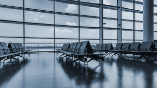 Empty airport