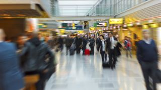 Busy airport