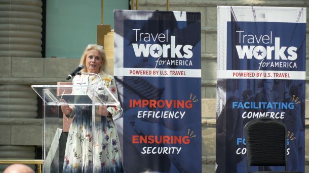 Rep Dingell at Travel Works Detroit