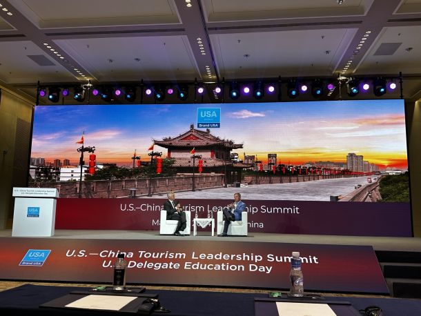 Brand USA China Summit - UST CEO Geoff Freeman and Hilton CEO Chris Nassetta