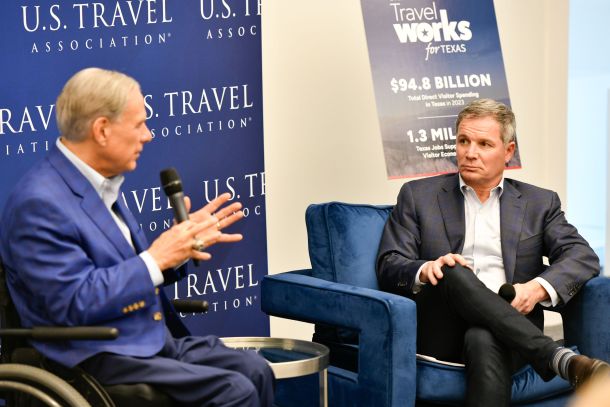 Gov. Abbott and Geoff Travel Works