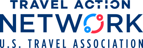 U.S. Travel Association's Travel Action Network Logo - Navy Blue