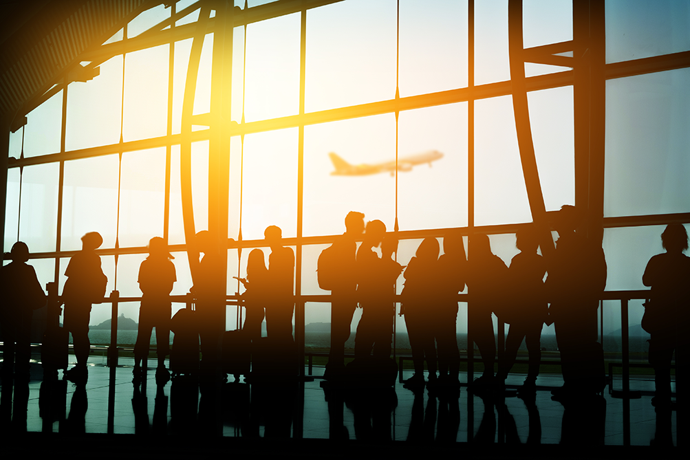 Passengers Airport Silhouette