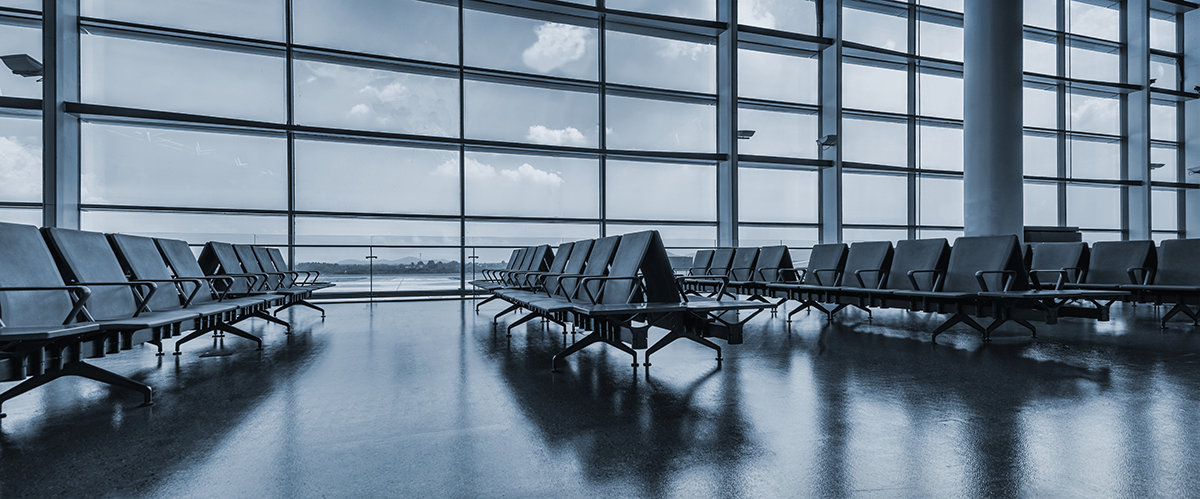 Empty airport